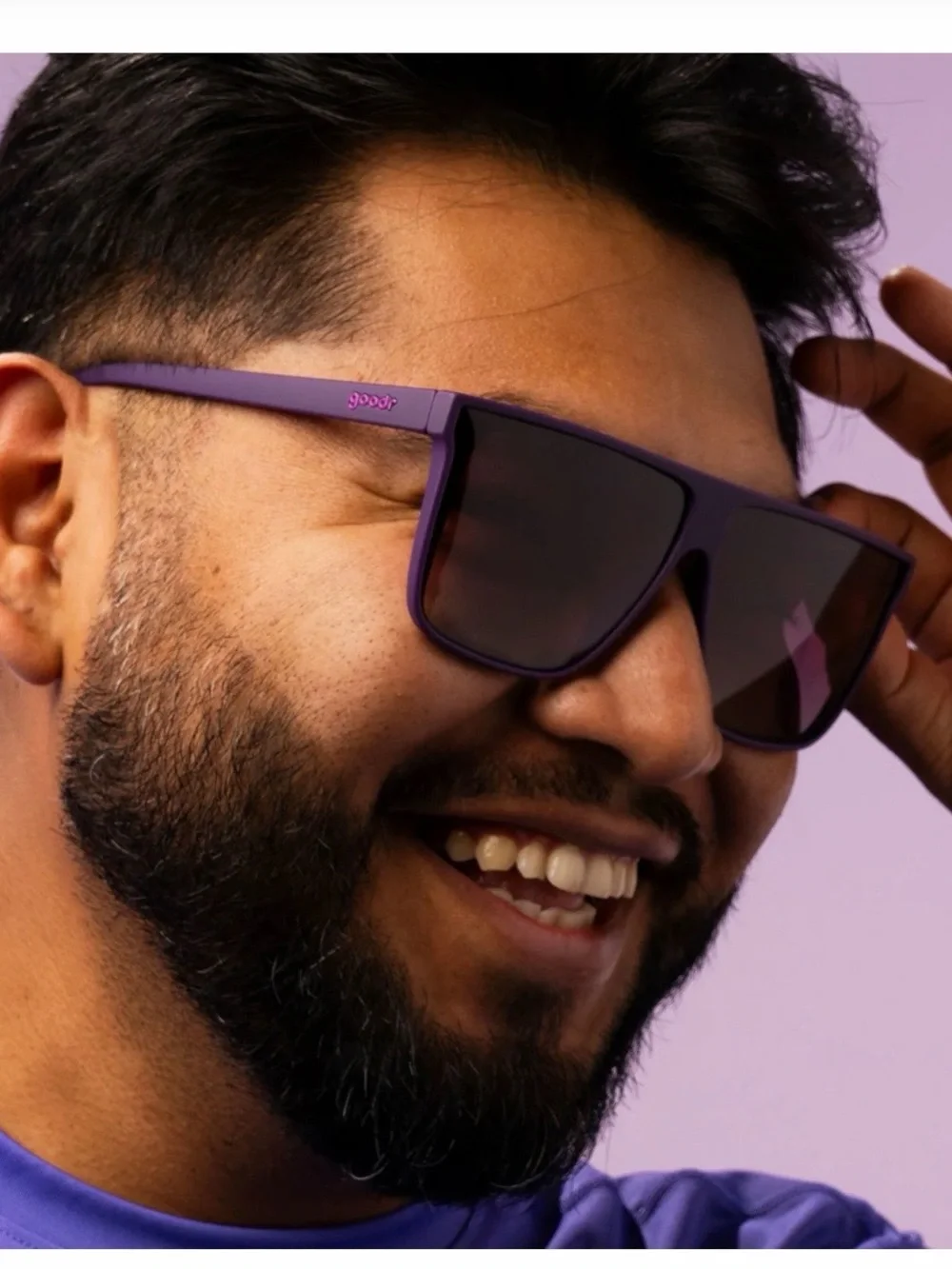 👾 Purple Men's Sunglasses - Stylish Square Frame